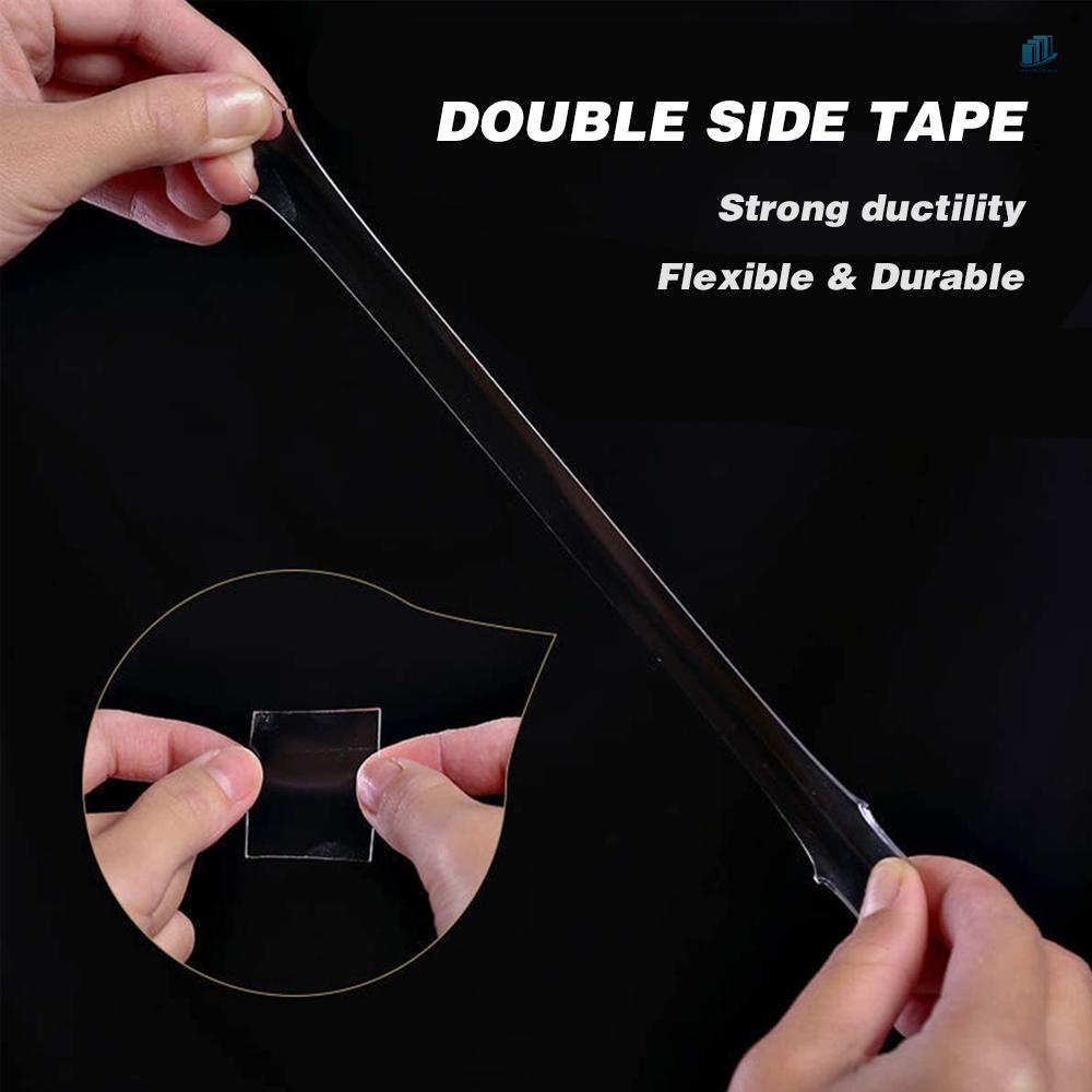 Băng Keo Acrylic Hai Mặt Chống Thấm Nước Không Để Lại Dấu Vết Dùng Để Cố Định Thảm Lót Sàn Trong Nhà / Văn Phòng DIY