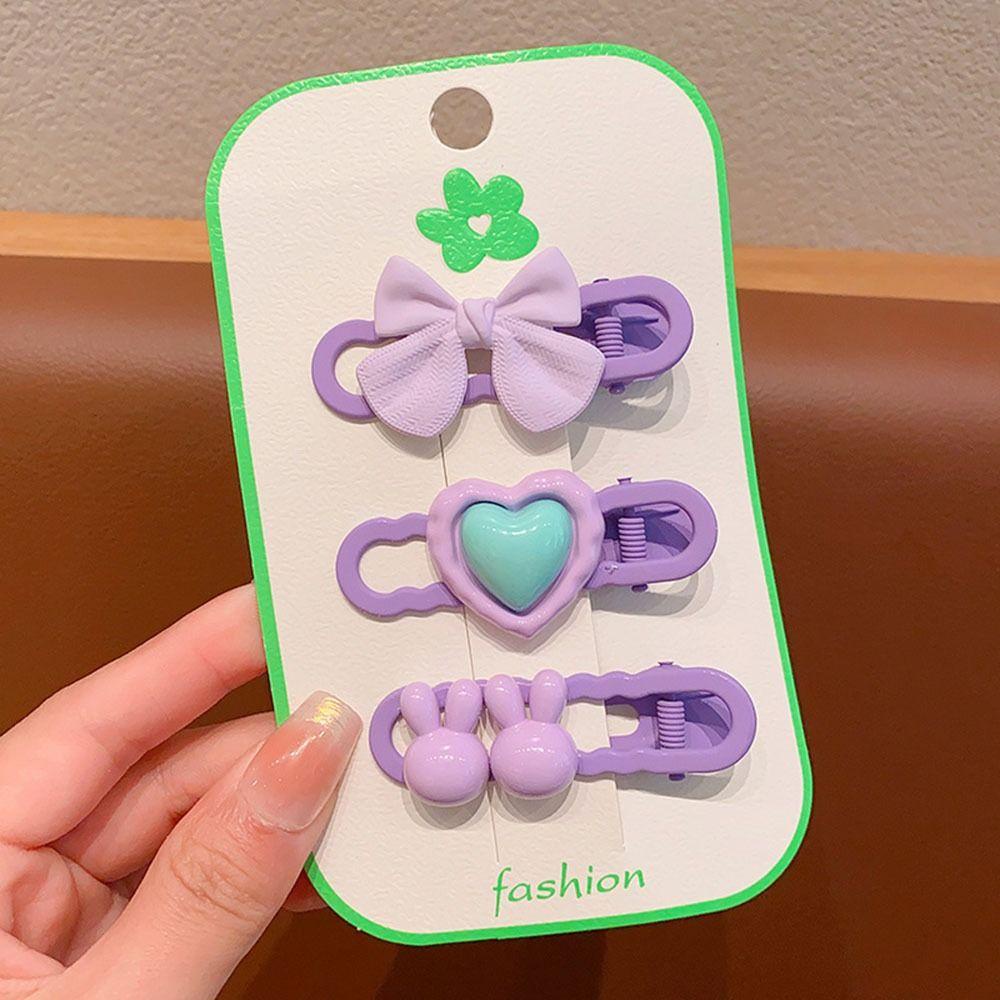 Kẹp Tóc Nơ Họa Tiết Hoa Hoạt Hình Dễ Thương Cho Nữ