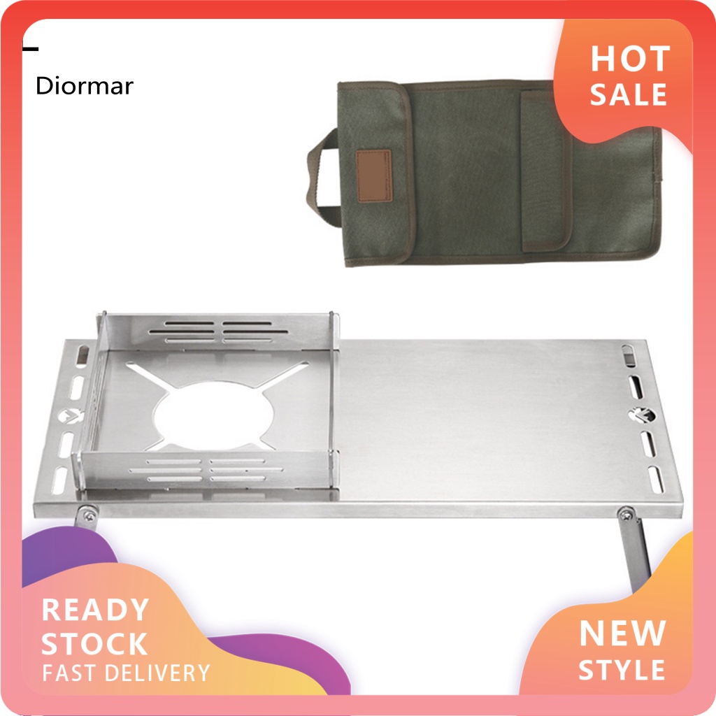 Bàn Xếp Bằng Thép Không Gỉ Chống Gió Tiện Dụng Cho Các Hoạt Động Ngoài Trời