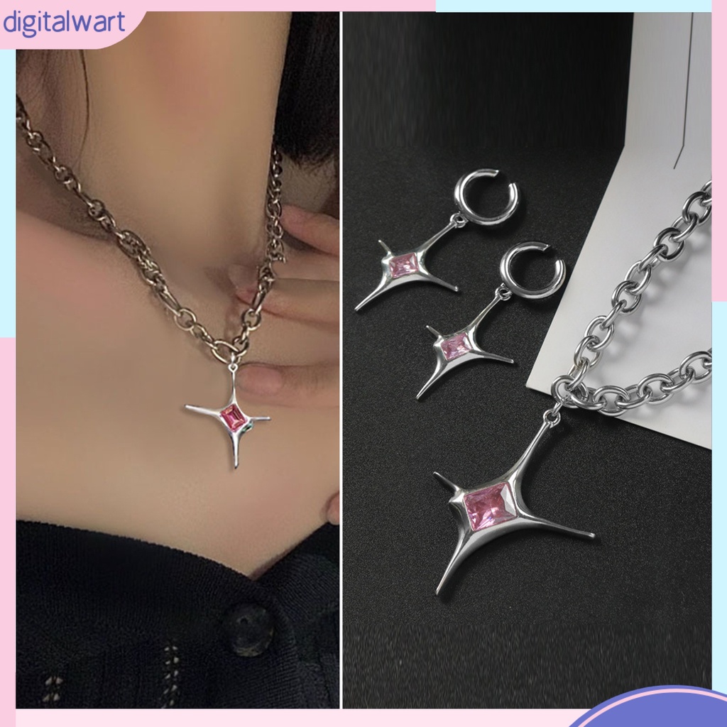 1 / 1 Cặp Vòng cổ / Nhẫn / Bông Tai Đính Đá Thời Trang Dành Cho Nữ