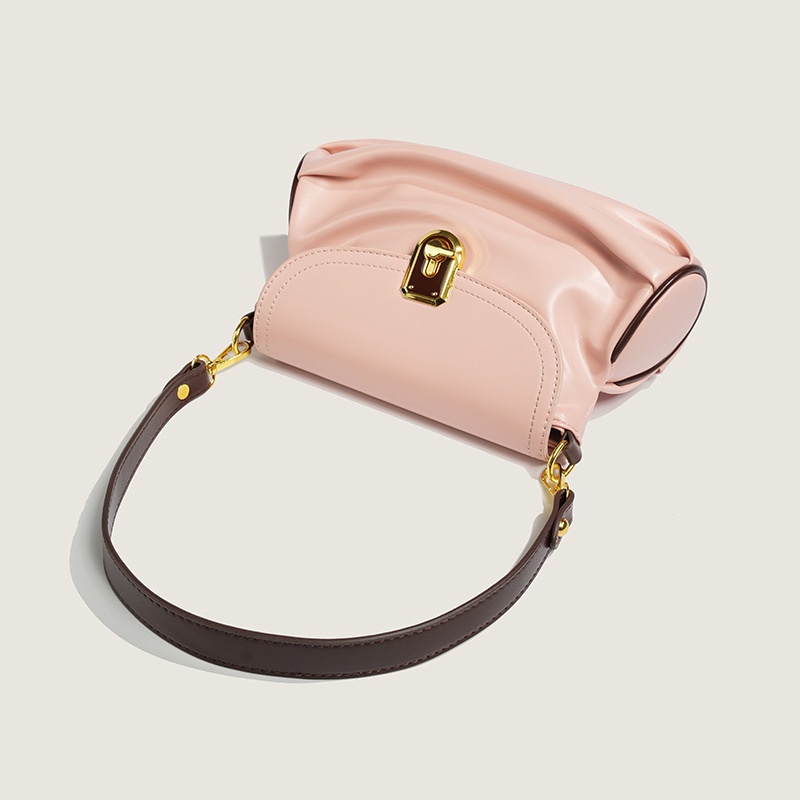 Ielgy Túi đeo dưới cánh tay Thời Trang Đơn Giản Kết Cấu Cao Đa Màu Sắc niche Phù Hợp Với Bánh Bao