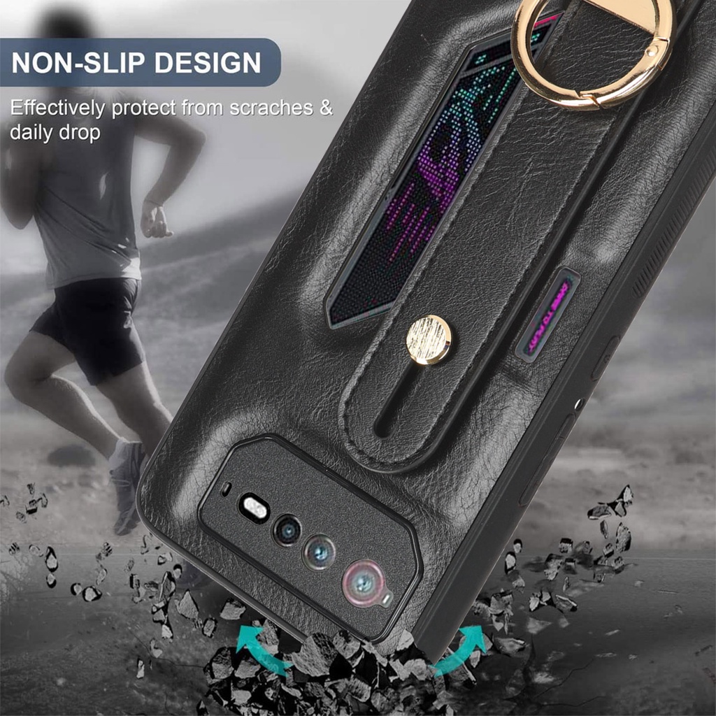 Ốp Điện Thoại Chống Trượt Có Vòng Tay Cho Asus ROG Phone 6 Asus ROG Phone 6 ROG6
