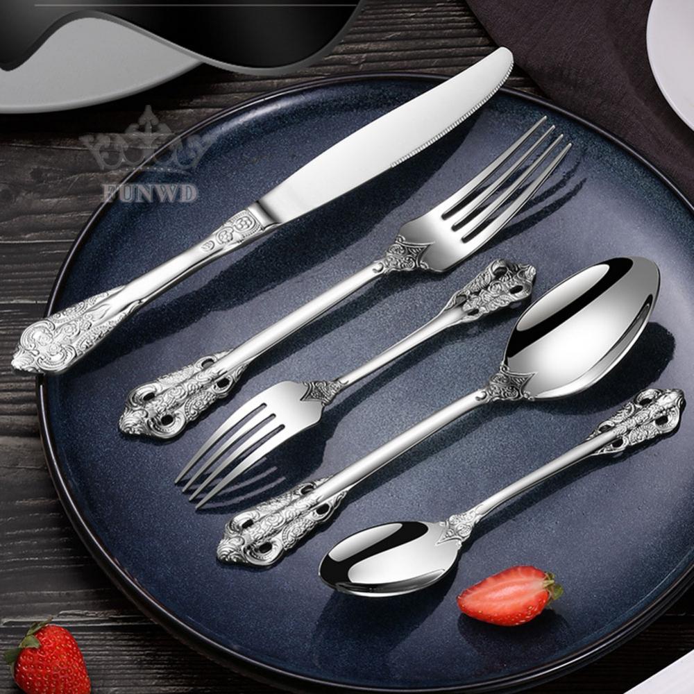 Nĩa Inox Chạm Khắc Độc Đáo Tiện Dụng Cho Nhà Bếp / Nhà Hàng