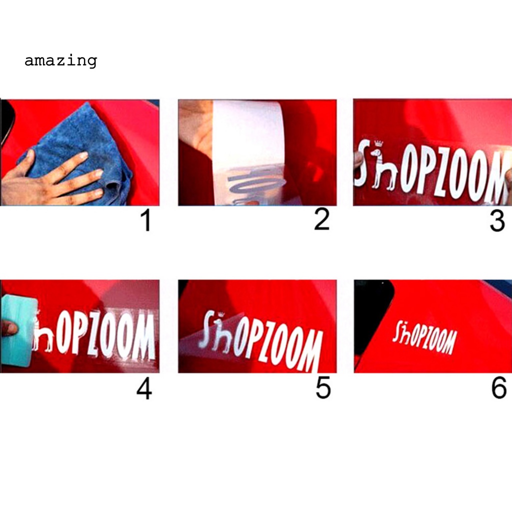 Miếng Dán PET In Chữ Phản Quang Siêu Bền Dùng Trang Trí Cửa Sổ Xe Hơi