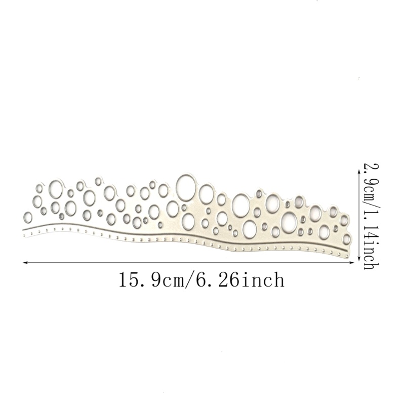 Khuôn Cắt Giấy Kim Loại Họa Tiết Chấm Bi Xinh Xắn