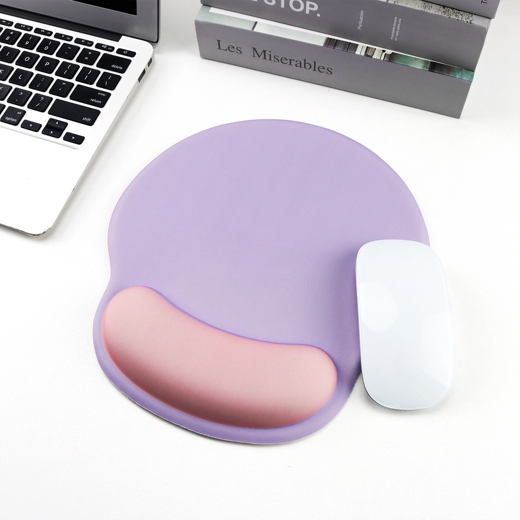 Miếng Lót Chuột Có Đệm Gel Hỗ Trợ Cổ Tay 28 Màu Tùy Chọn Tiện Dụng Cho Văn Phòng