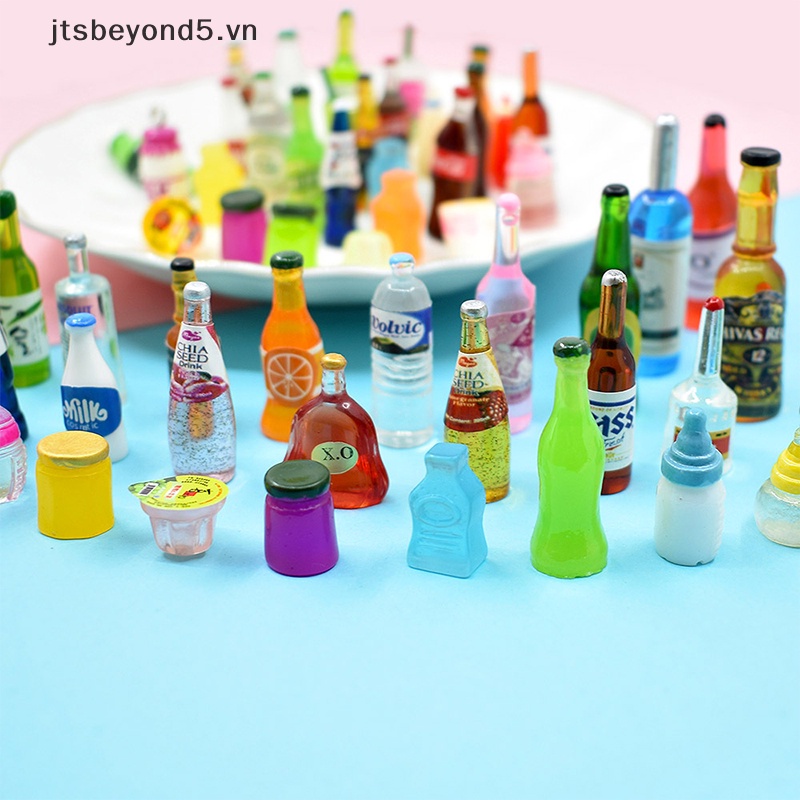 JY Set 10 / 20 Chai Nước Ngọt Mini Đồ Chơi Búp Bê ..