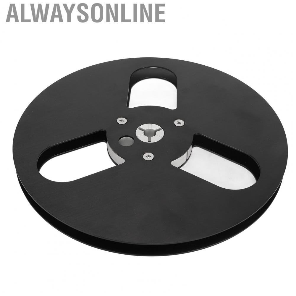 Alwaysonline Recording Tape Reel  1/4 7 Inch Empty Black for To Recorder