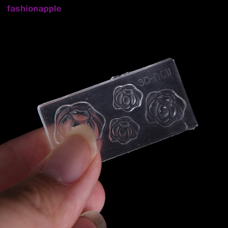 Set 6 Khuôn Silicone Tạo Hình Trang Trí Móng Tay 3D DIY