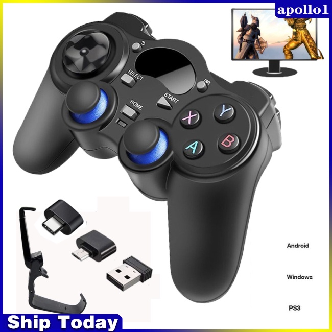Tay CầM Chơi Game Không Dây 2.4G Cho ĐiệN ThoạI PS3 Android TV Box Laptop Tablet PC
