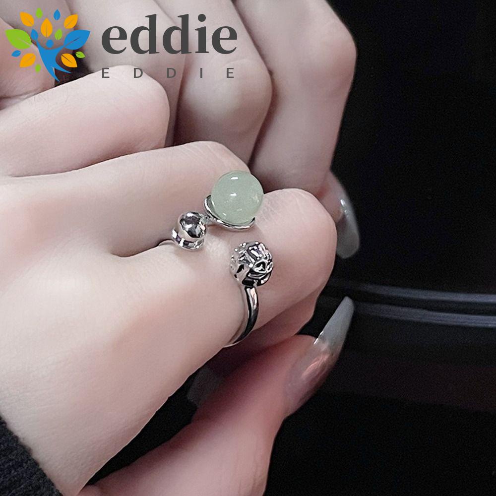 Nhẫn Hở Mạ Bạc 26Eedie Kiểu Dáng Đơn Giản Thời Trang