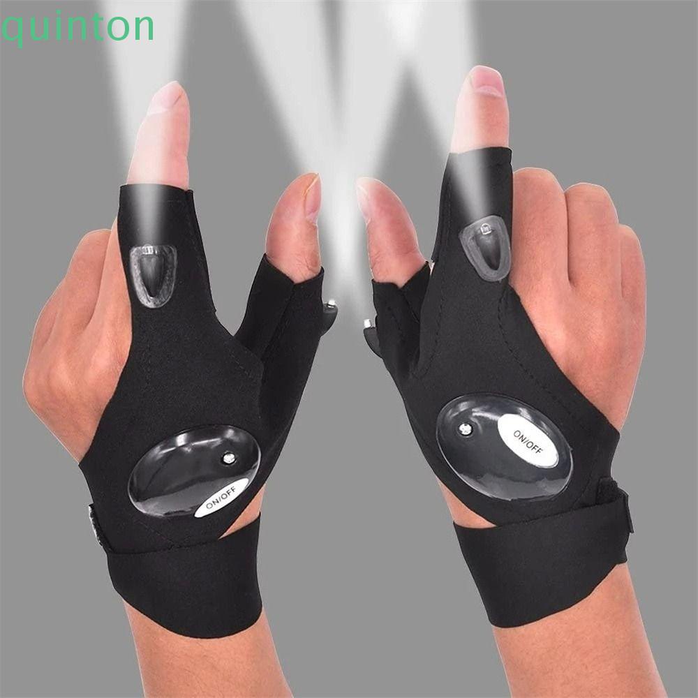 Găng Tay Câu Cá / Cắm Trại Có Đèn Led Điều Chỉnh Được Tiện Lợi