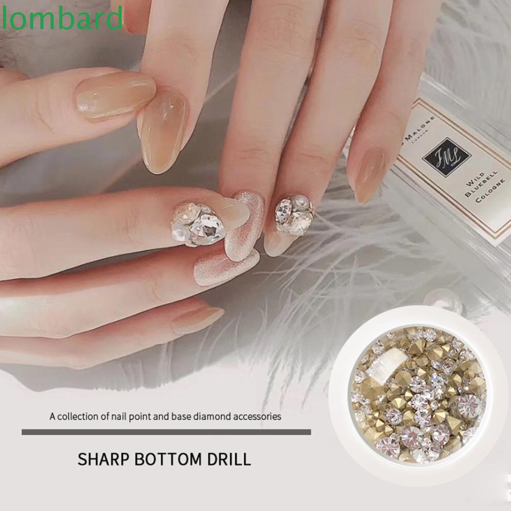 Đá Đính Trang Trí Móng Tay Nghệ Thuật|Kim Tuyến 3D Nhiều Màu Sắc Trang Trí Móng Tay|Phụ Kiện Trang Trí Móng Tay Lấp Lánh Nhiều Kiểu Dáng