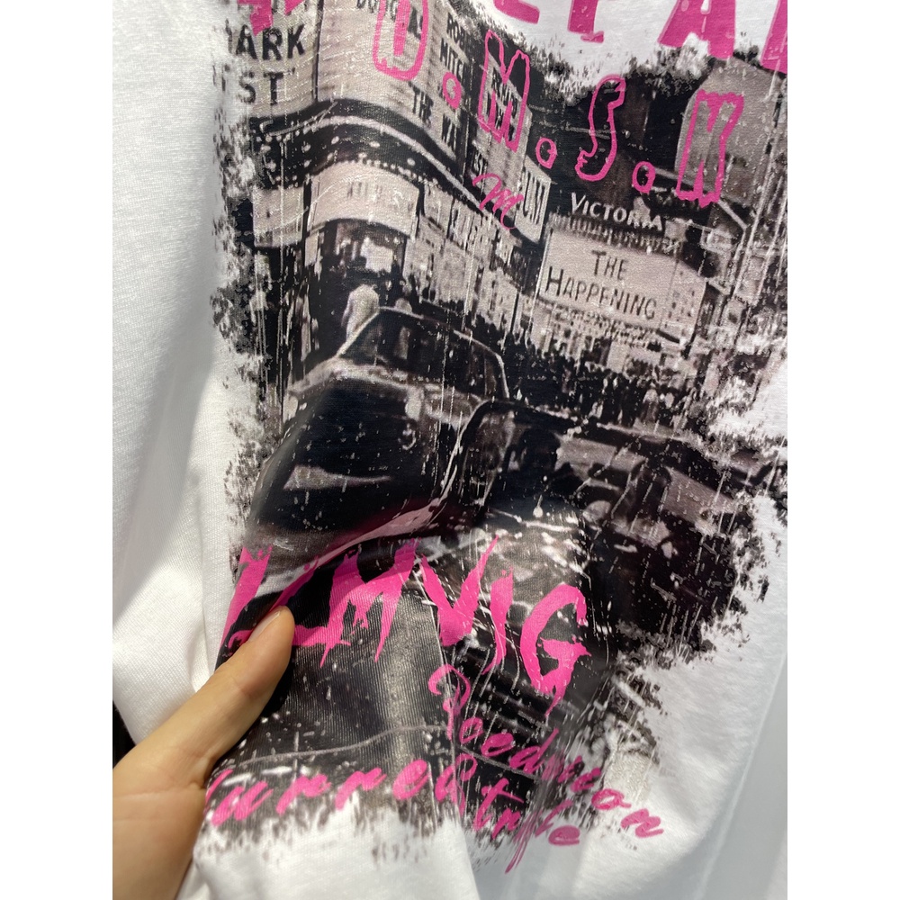 NRVP Áo Thun 100% Cotton Tay Ngắn Phong Cách Hàn Quốc Mới