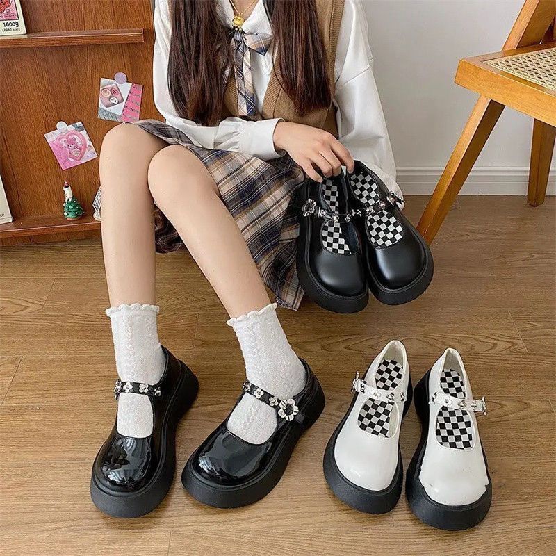 One more shoes⭐Giày Da Mềm Kiểu Nhật Bản Thiết Kế Xinh Xắn Cho Bé Gái