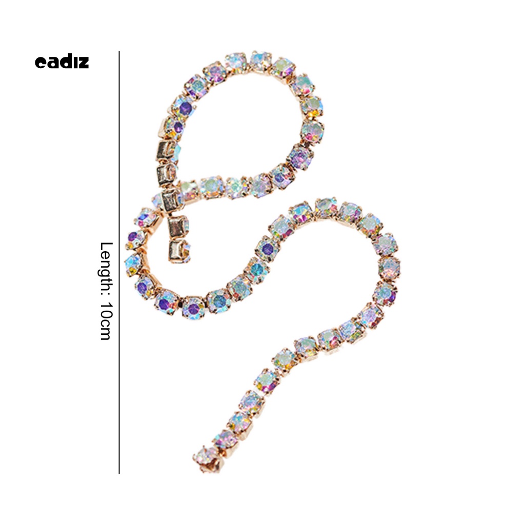 Set 6 Phụ Kiện Dây Xích 3D Đính Đá Trang Trí Móng Tay Nghệ Thuật DIY