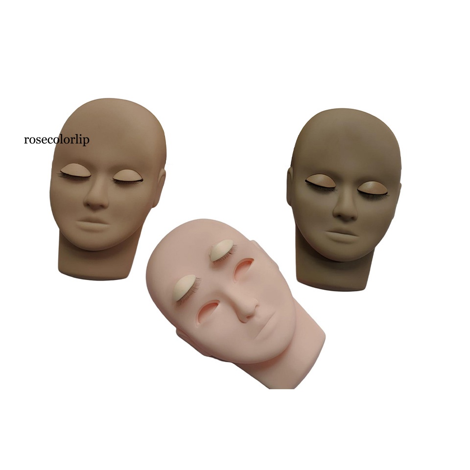 Mô Hình Đầu Ma Nơ Canh Luyện Tập Nối Mi Giả Nhiều Màu Sắc Có Thể Tháo Rời