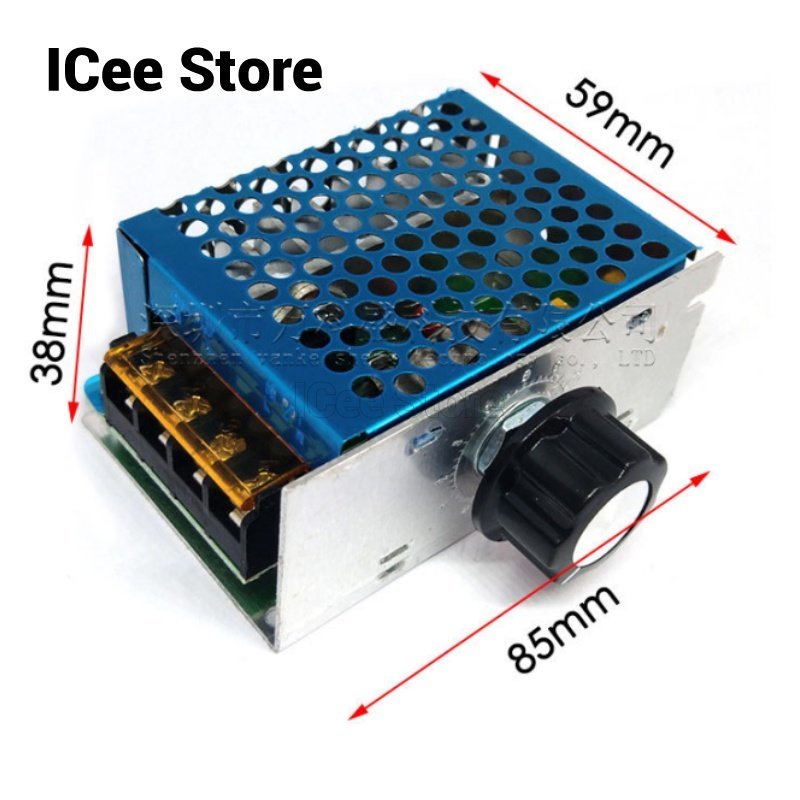 Mô Đun Điều Chỉnh Tốc Độ Động Cơ 4000W 220V AC SCR Dành Cho Đèn LED Nước Nóng