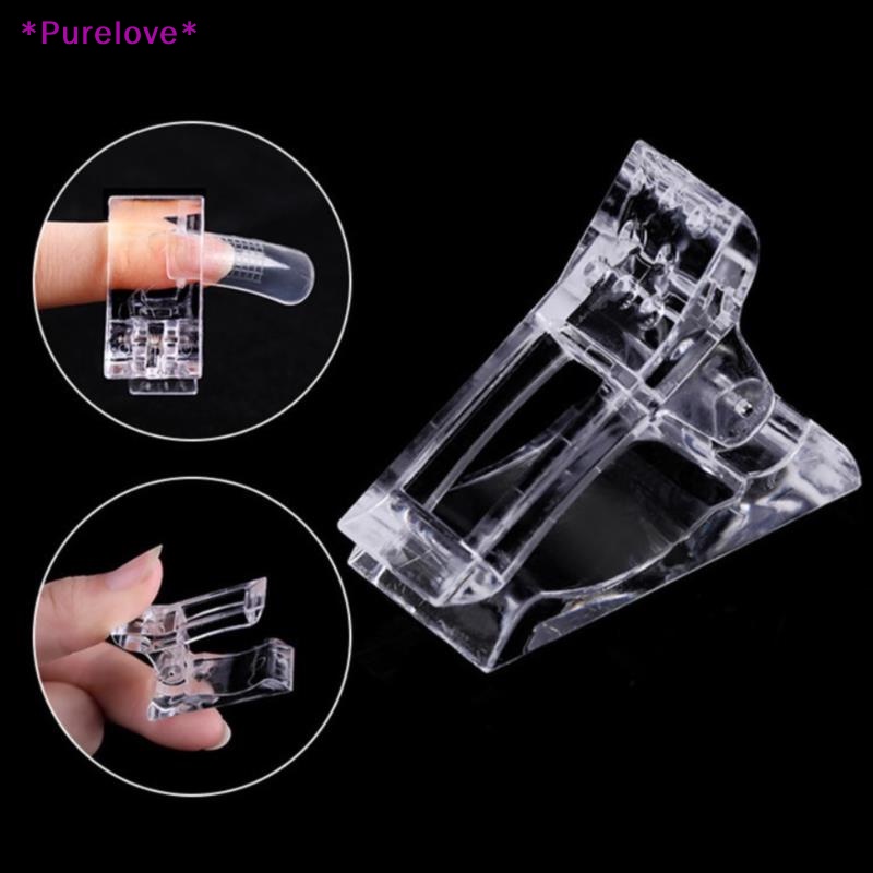 Set 5 Kẹp Nối Dài Móng Tay DIY Bằng Poly Nhanh Chóng Mới