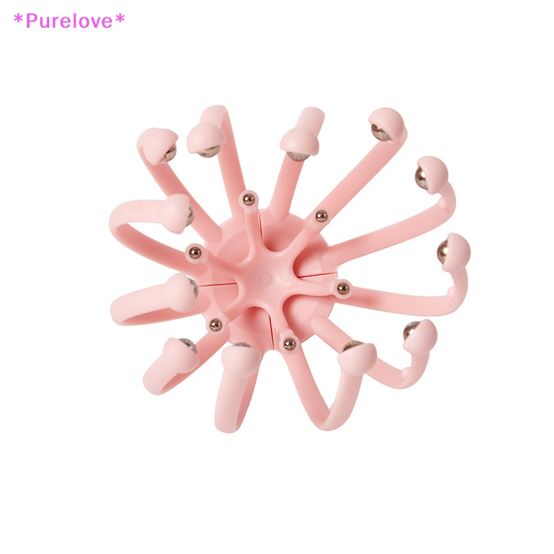 1 Dụng Cụ Mát Xa Đầu Với 18 Ngón Tay Giúp Giảm Căng Thẳng