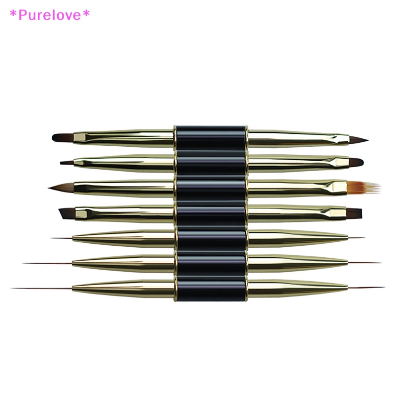 1 Cọ Hai Đầu Hỗ Trợ Nối Dài Móng Tay Chuyên Dụng Mới