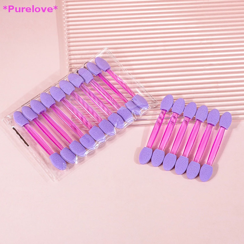 Set 10 Cọ Trang Điểm Phấn Mắt Thiết Kế Hai Đầu Tiện Dụng