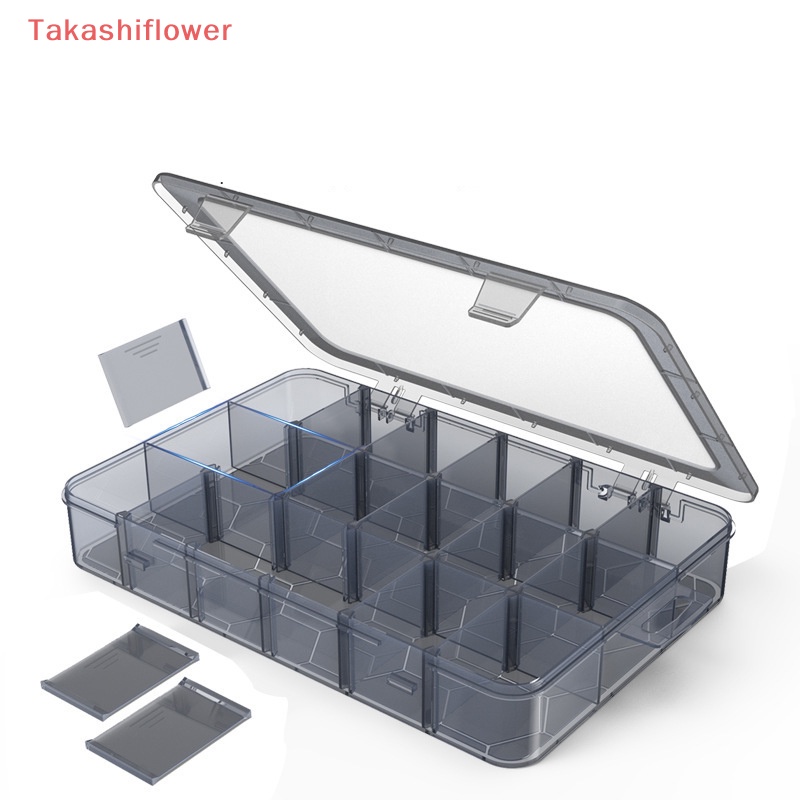 Hộp Đựng Linh Kiện Điện Tử Bằng Nhựa Trong Suốt Nhiều Ngăn Tiện Dụng