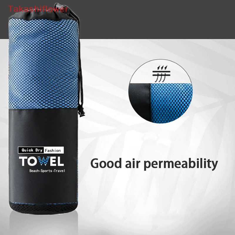 Khăn Tắm Bằng Sợi Micro Nhanh Khô Tiện Dụng Mang Theo Du Lịch / Cắm Trại