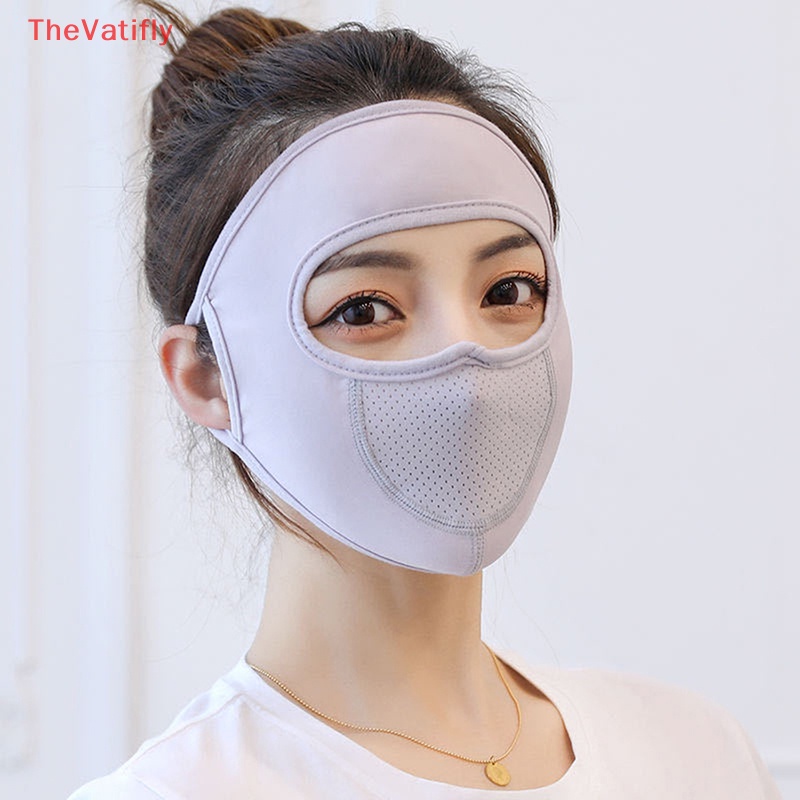 Mặt Nạ Lụa Lạnh Chống Tia UV Bảo Vệ Khuôn Mặt Dùng Khi Chạy Xe Đạp / Xe Máy