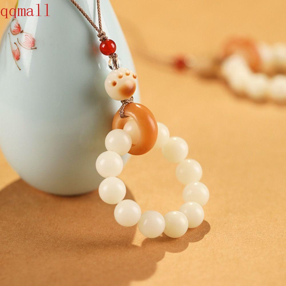 Qqmall Móc Khóa Đính Hạt May Mắn Phong Cách Retro Sáng Tạo