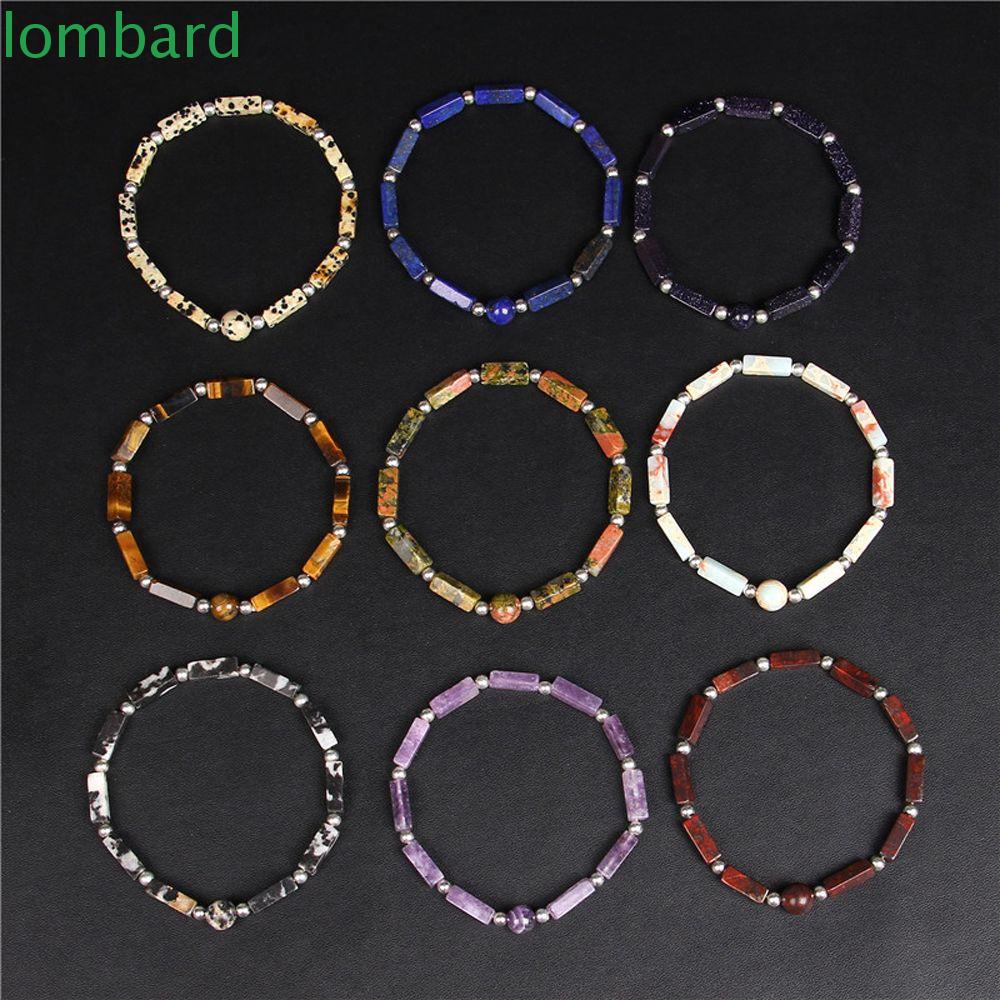 Vòng Tay Chuỗi Hạt Vuông Nhiều Màu Phong Cách Vintage Thanh Lịch Cho Nữ