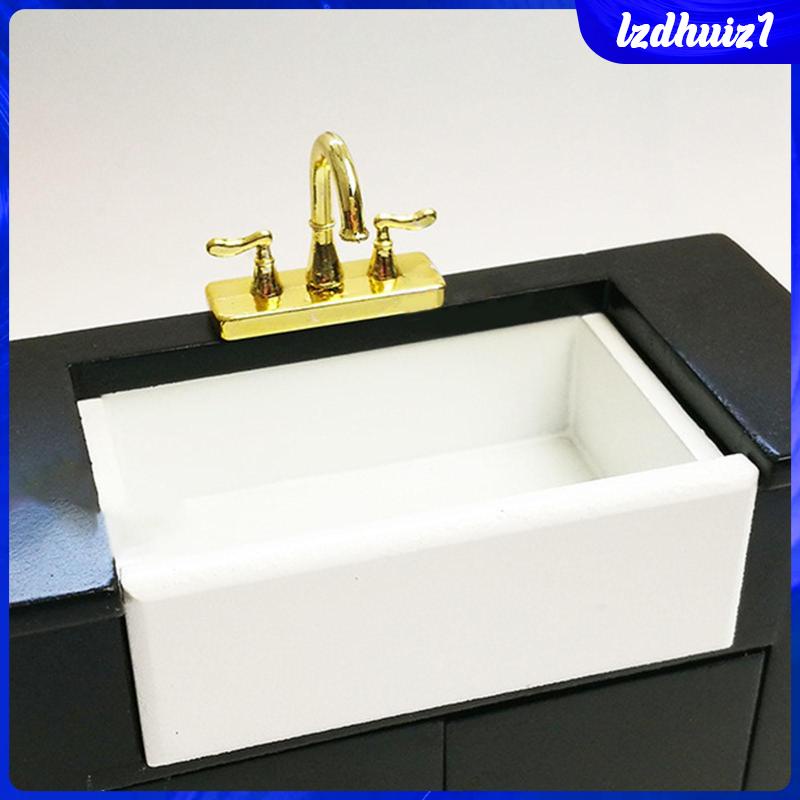 Vòi Bồn Tắm [Lzdhuiz] Trang Trí Nhà Búp Bê