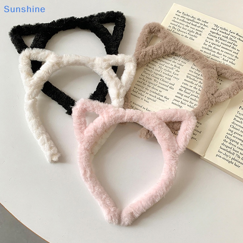 Băng Đô Tai Thỏ Lông Xù Xinh Xắn Dành Cho Nữ