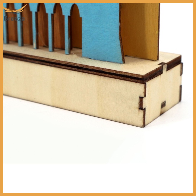 Đèn Led Để Bàn Trang Trí Bằng Gỗ Phong Cách Hồi Giáo Ramadan Eid Mubarak