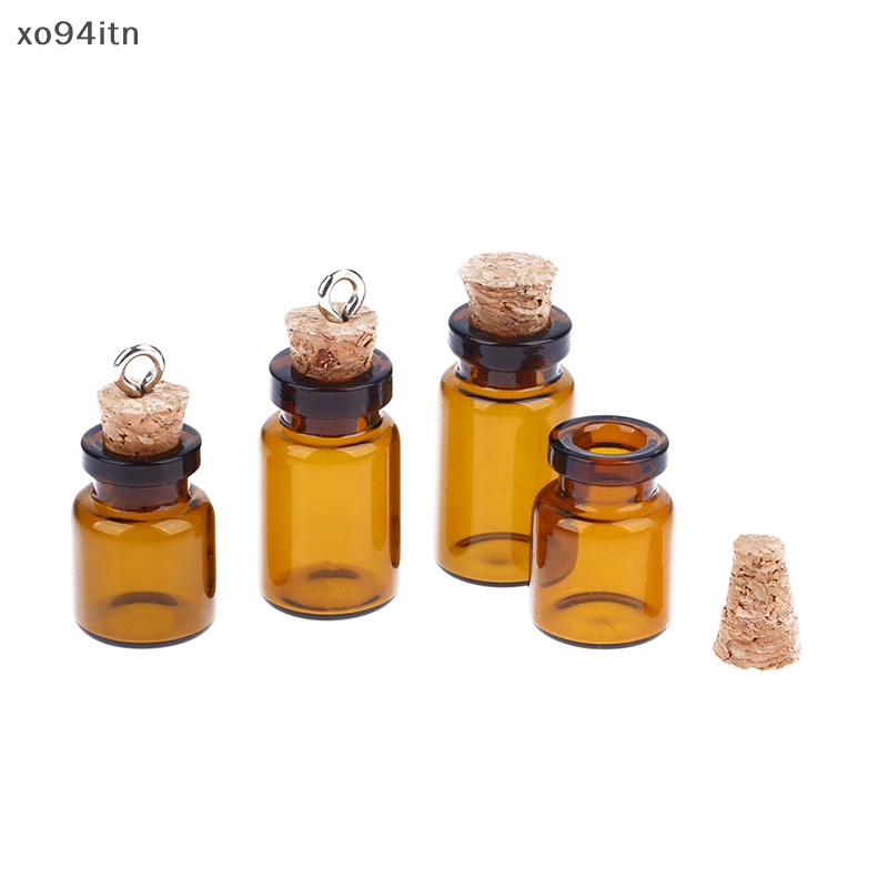 Bộ 10 Lọ Thủy Tinh Mini Có Nút Bần Dung Tích 1ml / 1.5ml