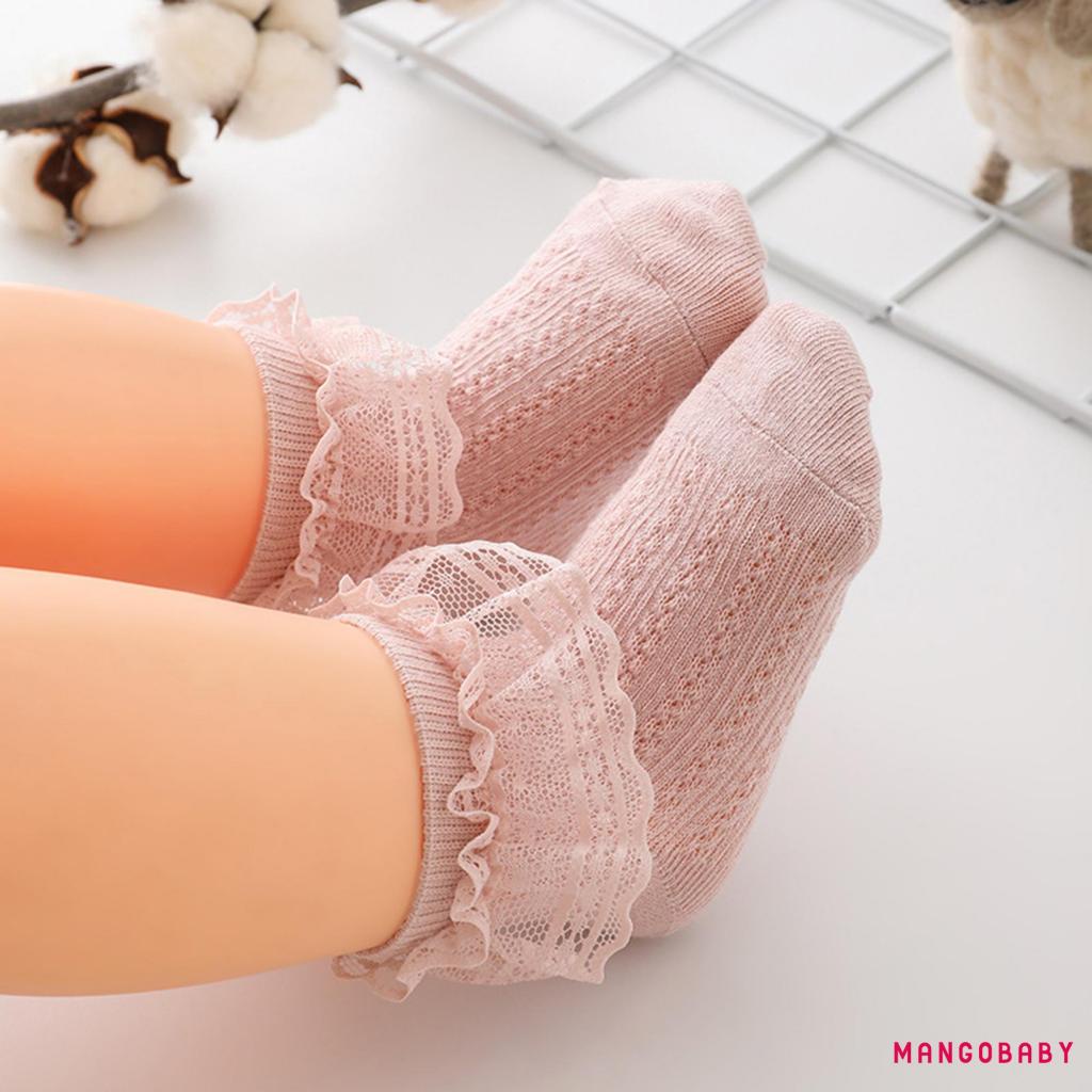 Đôi Vớ Phối Ren Dễ Thương Dành Cho Bé Gái