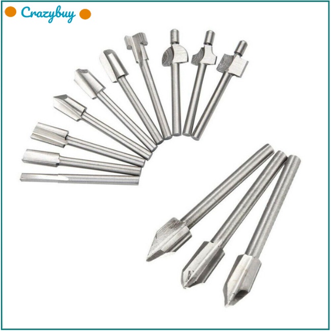 Cr Set 10 Mũi Khoan Đa Năng Cho Máy Khoan Gỗ / Nhựa / Nhựa Pvc