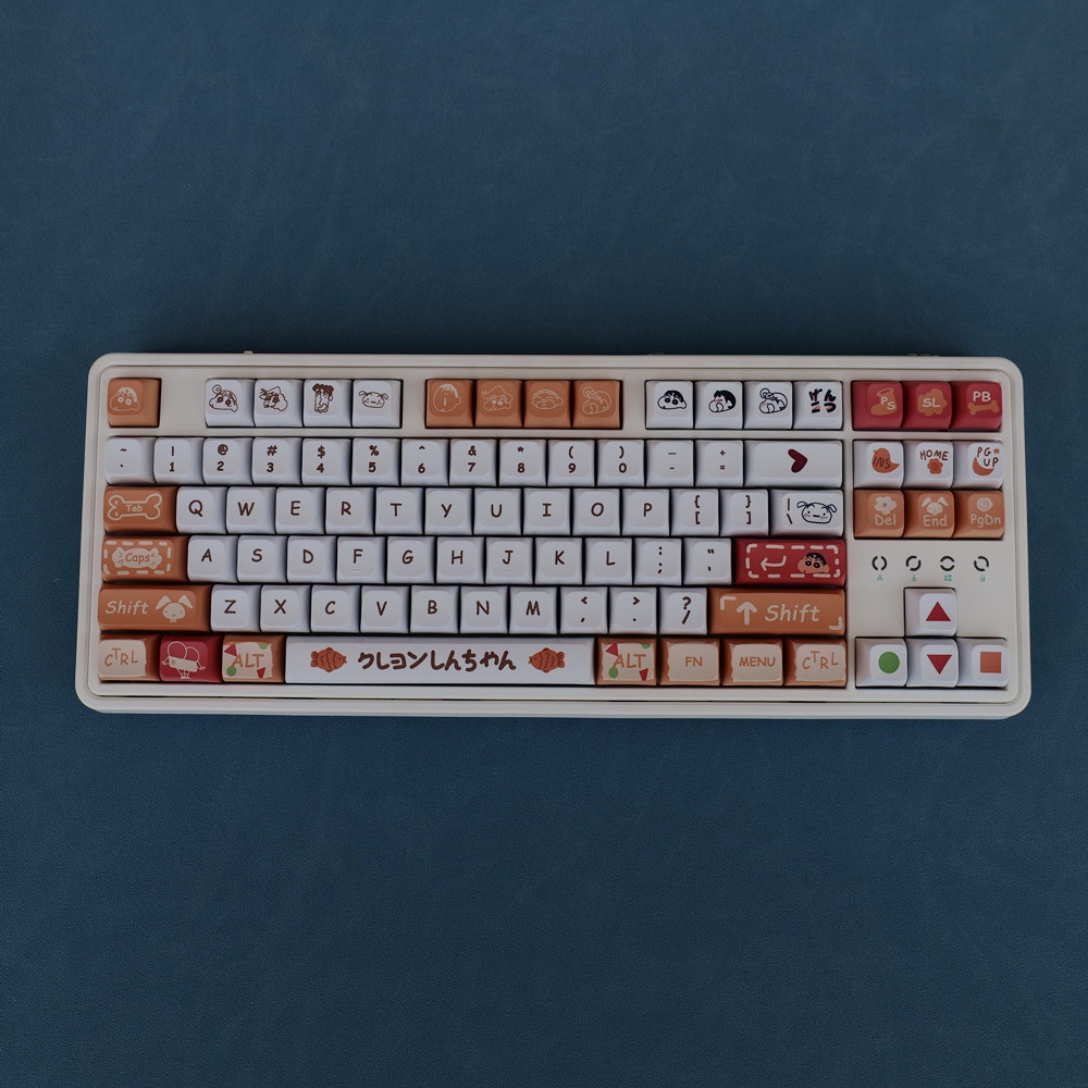 Crayon Shin-chan Keycaps XDA Profile Anime PBT Dye Sub Bàn Phím Cơ Keycap