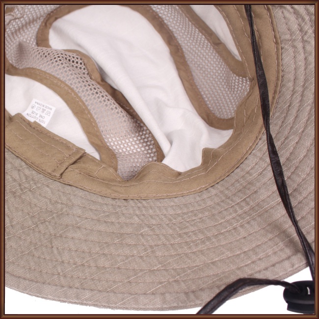 Mũ Tai Bèo Chống Nắng Thoáng Khí Kèm Dây Đeo Tùy Chỉnh Thời Trang Xuân Hè Cho Nam Và Nữ