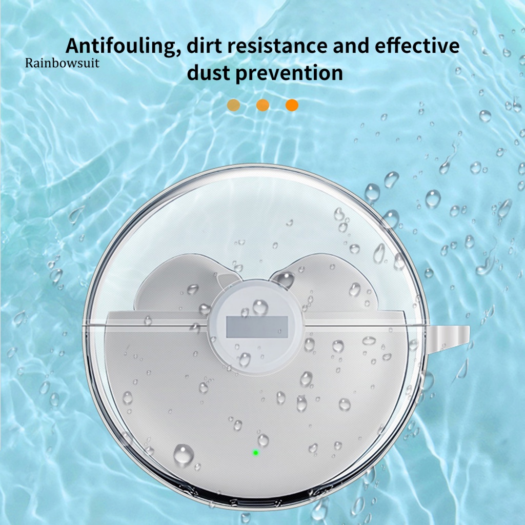 Vỏ Bảo Vệ Hộp Sạc Tai Nghe Bluetooth Lenovo LP80 Trong Suốt Chống Rơi Kèm Móc Tiện Dụng