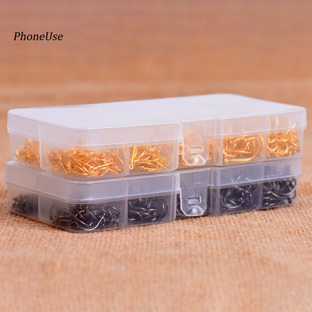 Bộ 600 Móc Câu Cá Mini Bằng Thép Cacbon 3-12 Chất Lượng Cao