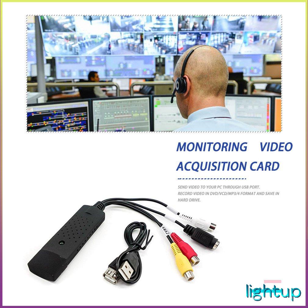 Vhs To Digital File Converter Express USB 2.0 Video Grabber Audio Av Computer