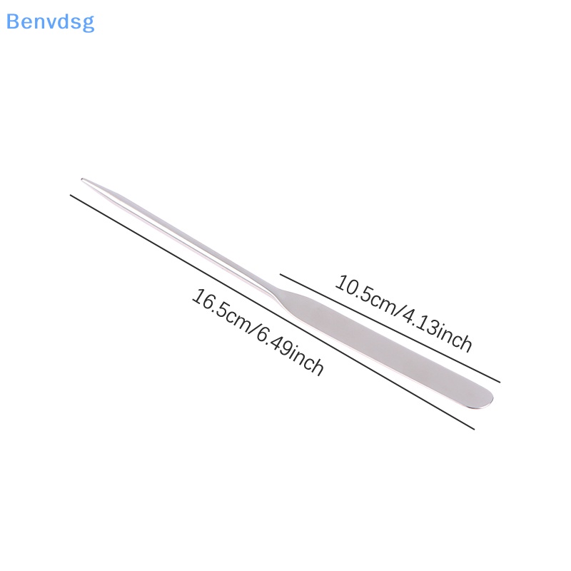 Set 1 Dụng Cụ Trang Điểm Hai Đầu Bằng Thép Không Gỉ Kèm Túi Đựng PU