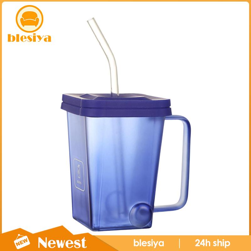 Cốc Thủy Tinh Uống Nước Hình Vuông Dung Tích 400ml