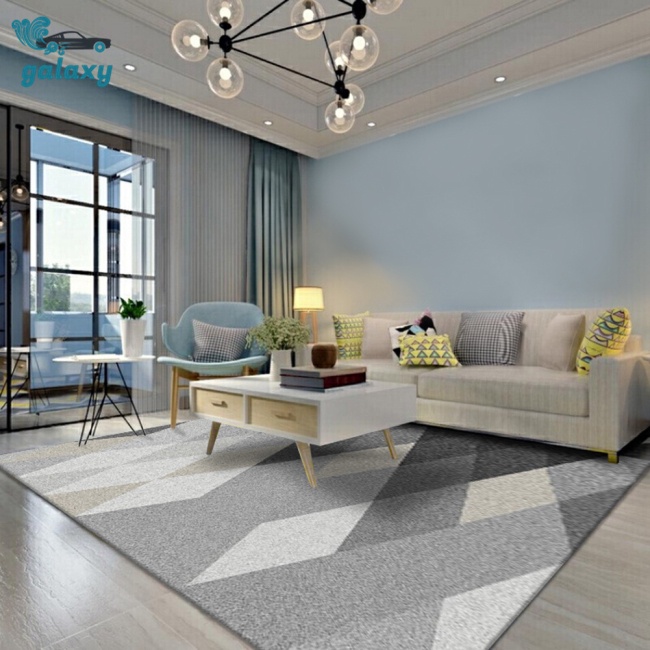 Galaxy Thảm Chống Trượt Siêu Mềm Họa Tiết Hình Học Trừu Tượng Trang Trí Nhà Bếp