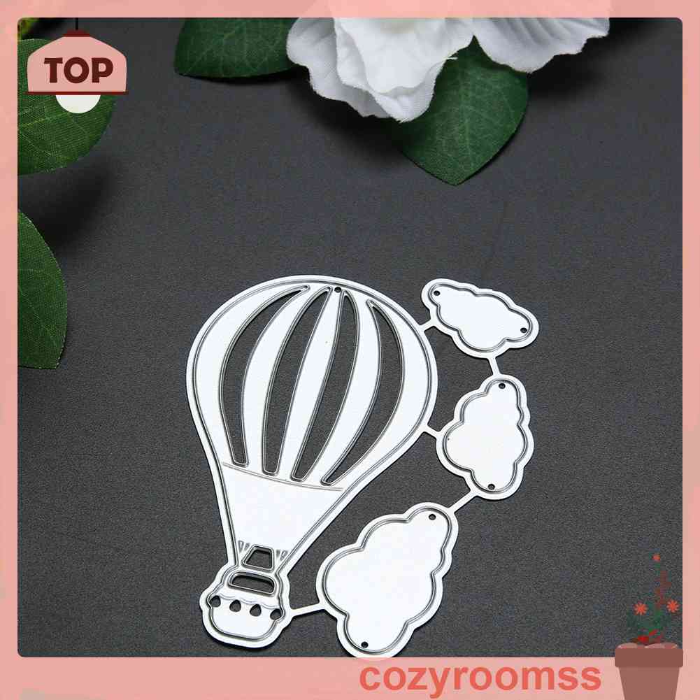 Khuôn Cắt Giấy Kim Loại Hình Khinh Khí Cầu Xinh Xắn