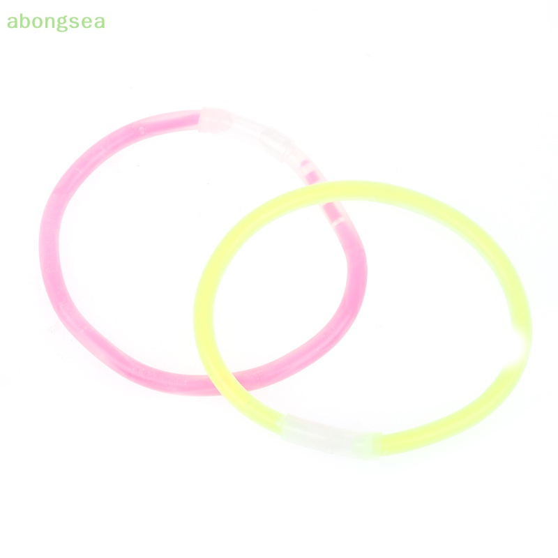 Abongsea Set 100 Que Phát Quang Nhiều Màu Sắc Dùng Để Trang Trí Vòng Tay / Dây Chuyền