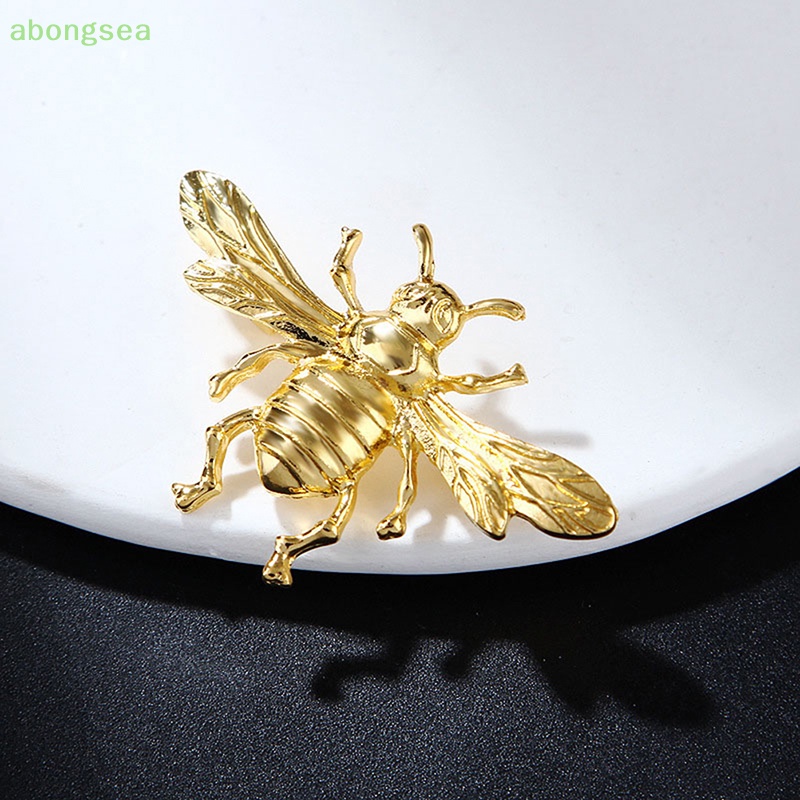 Ghim Cài Áo Hình Con Ong Bằng Hợp Kim Phong Cách Retro
