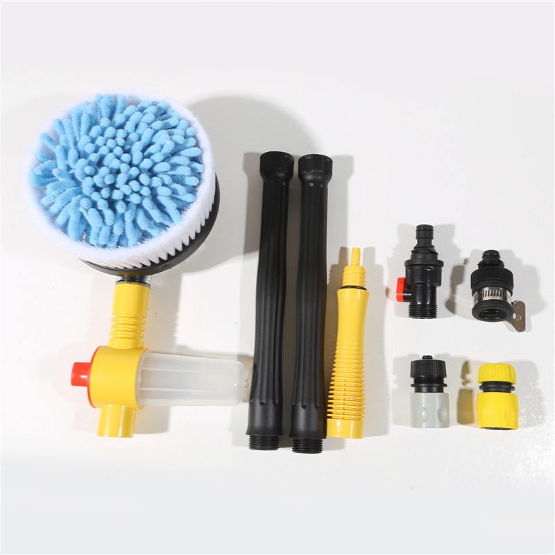 Bàn Chải Rửa Xe Tự Động Có Bình Xịt Nước Và Xà Phòng