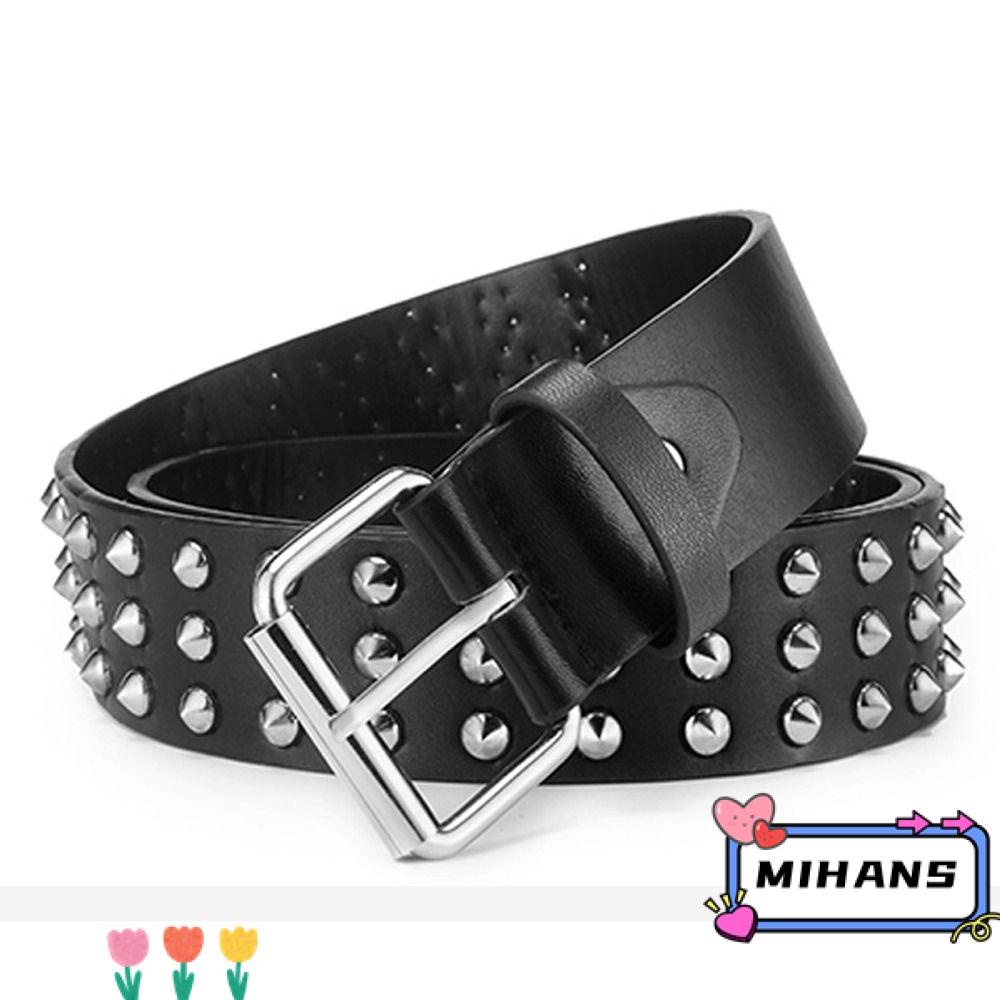 Thắt Lưng Da Đính Đinh Tán Phong Cách Gothic Thời Trang